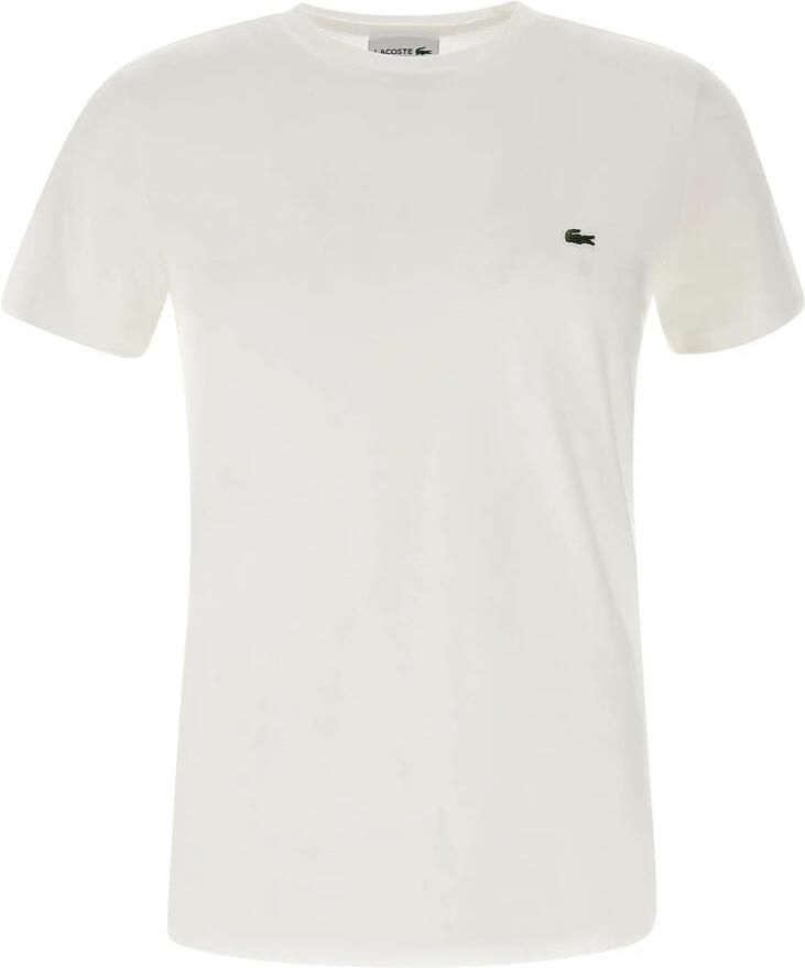 Lacoste Witte T-shirts en Polos met geborduurd logo White Heren - Foto 5