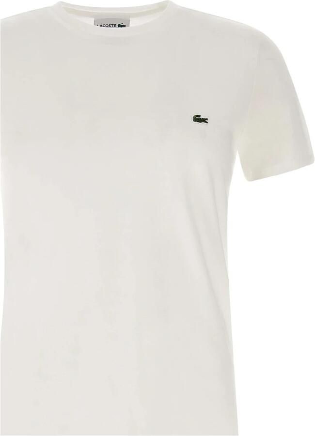 Lacoste Witte T-shirts en Polos met geborduurd logo White Heren - Foto 8