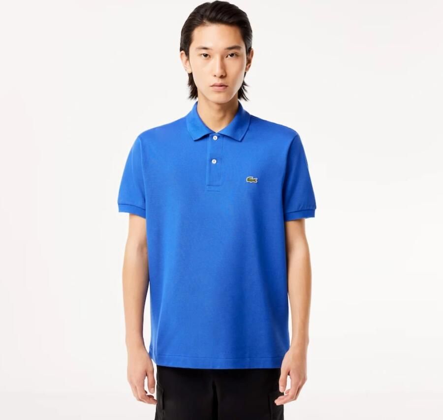 Lacoste Heren Polo T-Shirt met Regular Fit voor Herfst Winter Blue Heren - Foto 4
