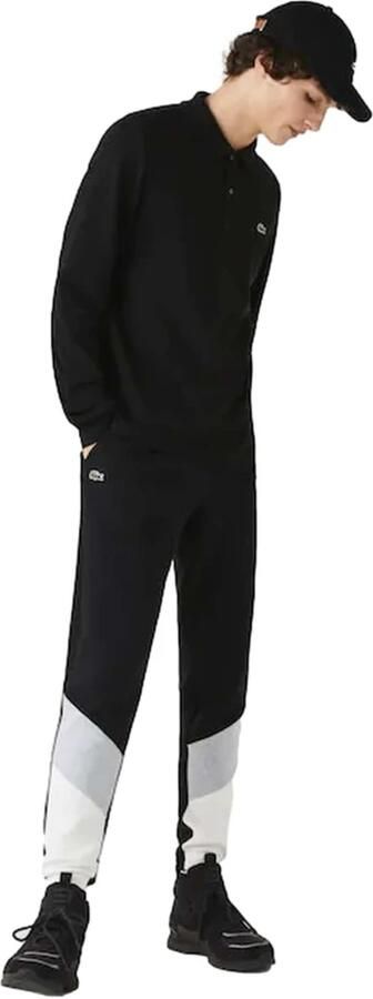 LACOSTE Heren Polo's & T-shirts 1hp2 Men Long Sleeved Best Polo Zwart - Foto 6