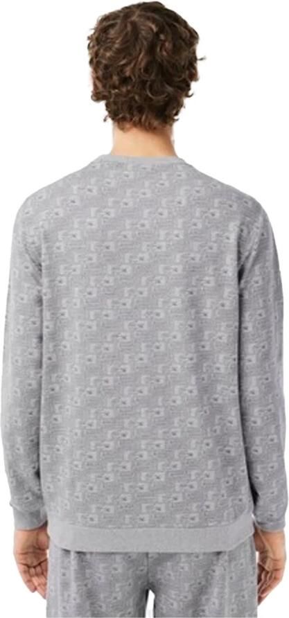 Lacoste Logo Pyjama Top met Lange Mouwen Gray Heren - Foto 2