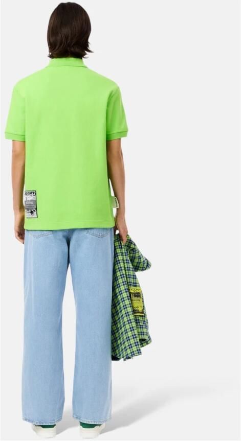 Lacoste Rechte snit biologische katoenen jeans Blue Heren - Foto 4