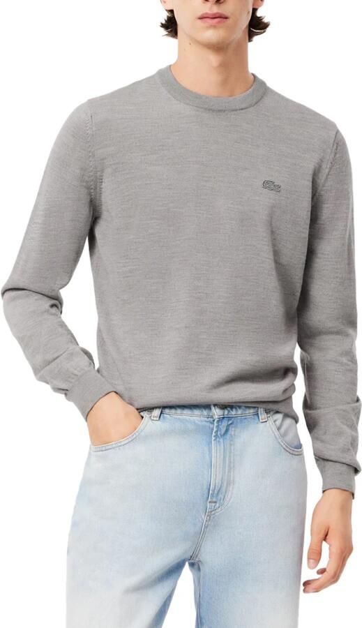 Lacoste Gebreide pullover van zuivere wol met logopatch - Foto 4