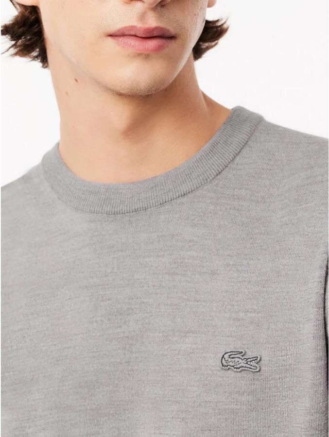 Lacoste Gebreide pullover van zuivere wol met logopatch - Foto 2