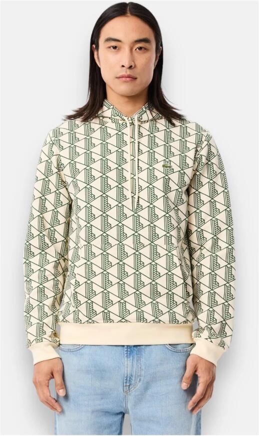 Lacoste Monogram Hoodie Sweatshirt Multicolor Heren - Foto 4