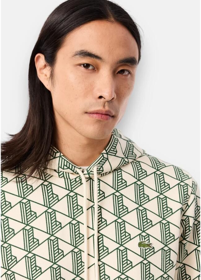 Lacoste Monogram Hoodie Sweatshirt Multicolor Heren - Foto 3