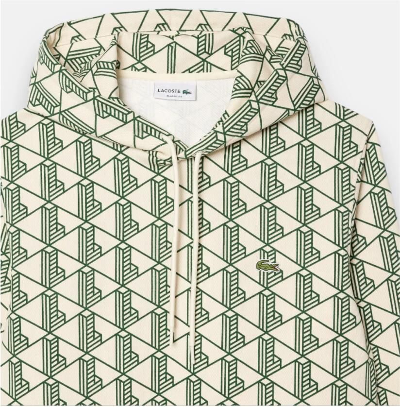 Lacoste Monogram Hoodie Sweatshirt Multicolor Heren