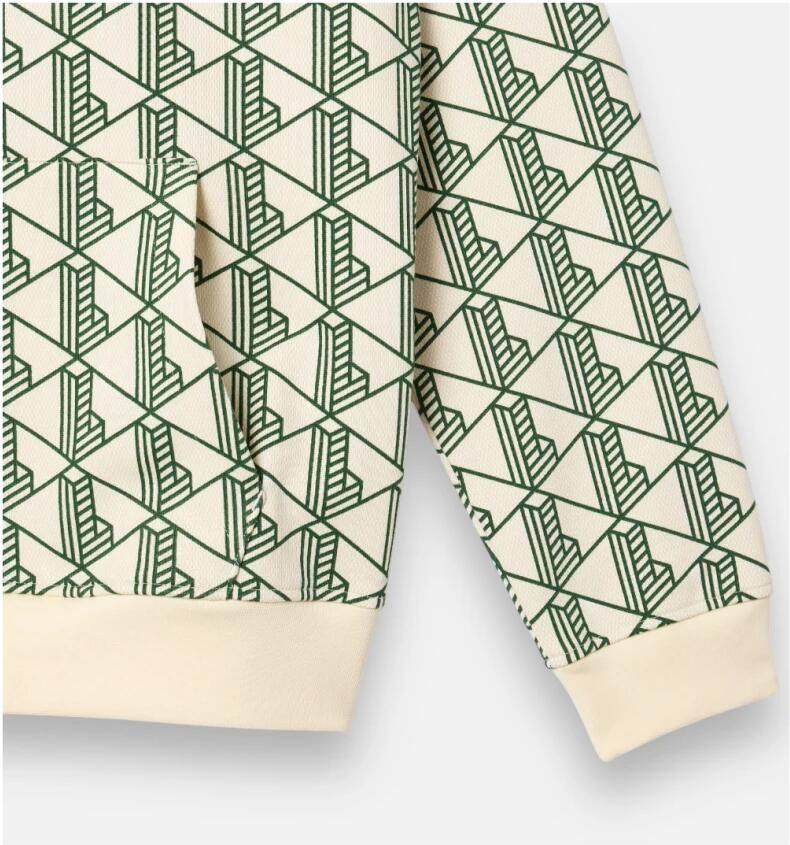 Lacoste Monogram Hoodie Sweatshirt Multicolor Heren - Foto 2