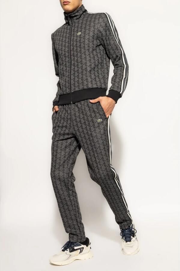 Lacoste Trainingsjack Paris Zip-Up Jacquard Trainingsjack - Foto 4