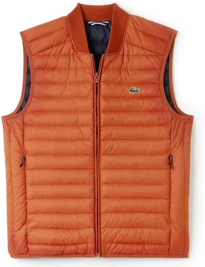 Lacoste Mouwloze gewatteerde jas Oranje Orange Heren
