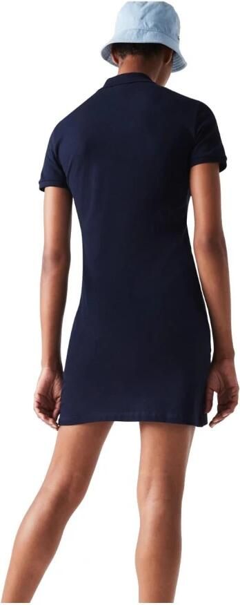 Lacoste Jerseyjurk Polojurk slim fit stretch midilengte knielange zomerjurk - Foto 2
