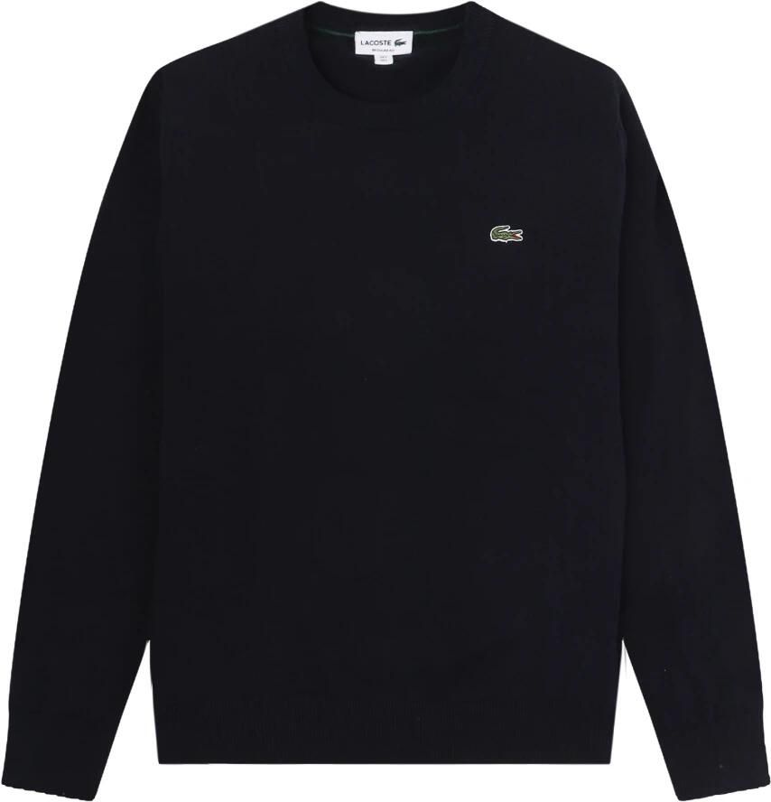 Lacoste Blauwe Crew Neck Sweater met Iconisch Logo Blue Heren