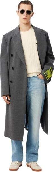 Lacoste Elegante Wintertrui met Gevlochten Details Beige Heren - Foto 9