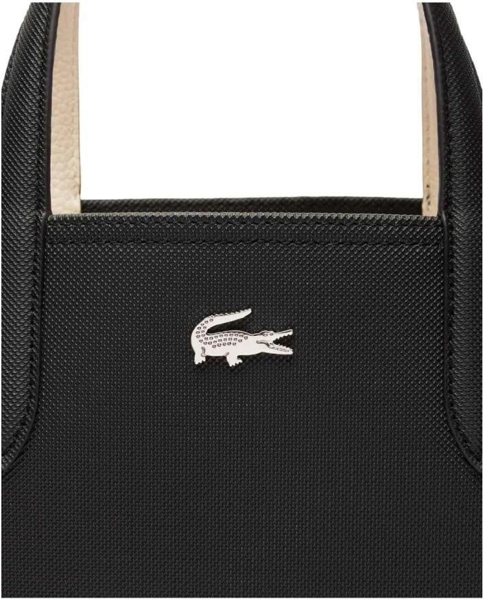 Lacoste Omkeerbare Tote Tas in Noir Farine Multicolor Dames - Foto 2