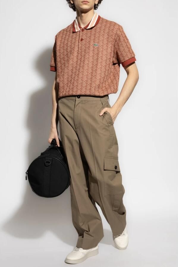 Lacoste Klassieke Herziene Groene T-shirts en Polos Green Heren - Foto 2