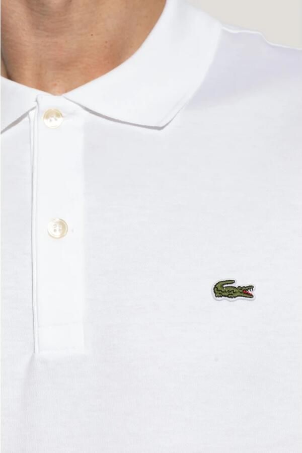 Lacoste Poloshirt Jersey met klassiek -krokodilborduursel op borsthoogte - Foto 5