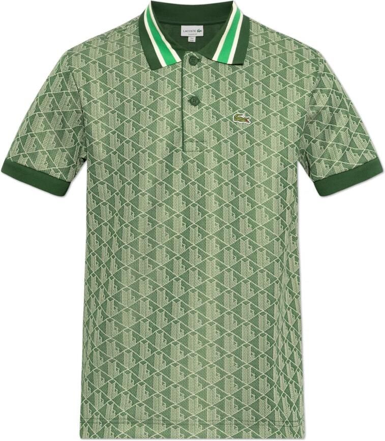 Lacoste Polo met logopatch Green Heren - Foto 5