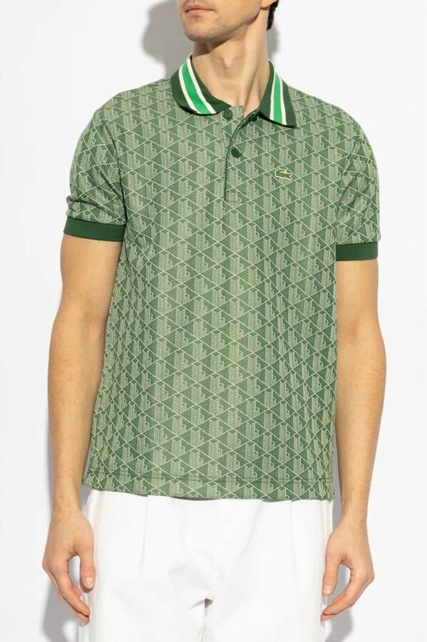 Lacoste Polo met logopatch Green Heren - Foto 3
