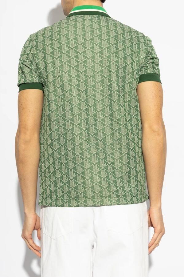 Lacoste Polo met logopatch Green Heren - Foto 4