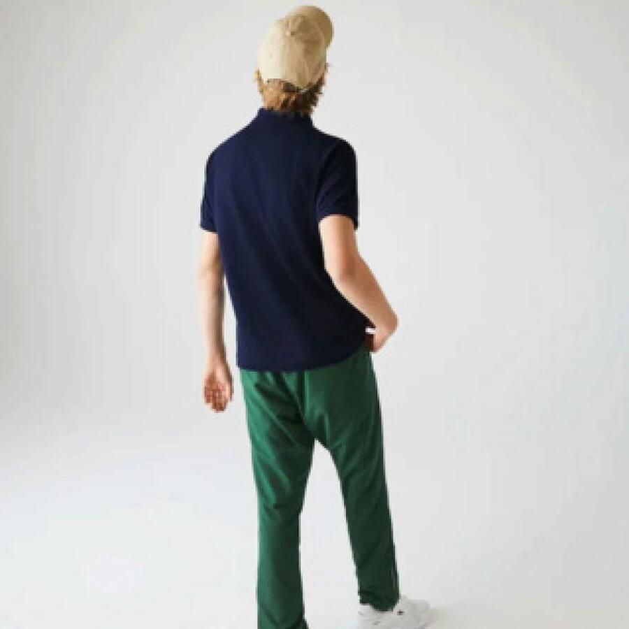 LACOSTE Heren Polo's & T-shirts 1hp2 Men Long Sleeved Best Polo Donkergroen - Foto 3
