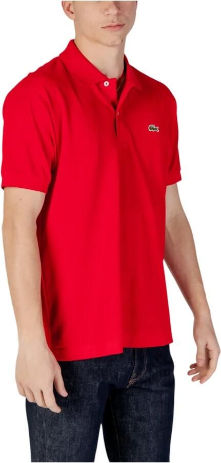 Lacoste Heren Polo Shirt van hoge kwaliteit katoen Red Heren - Foto 4
