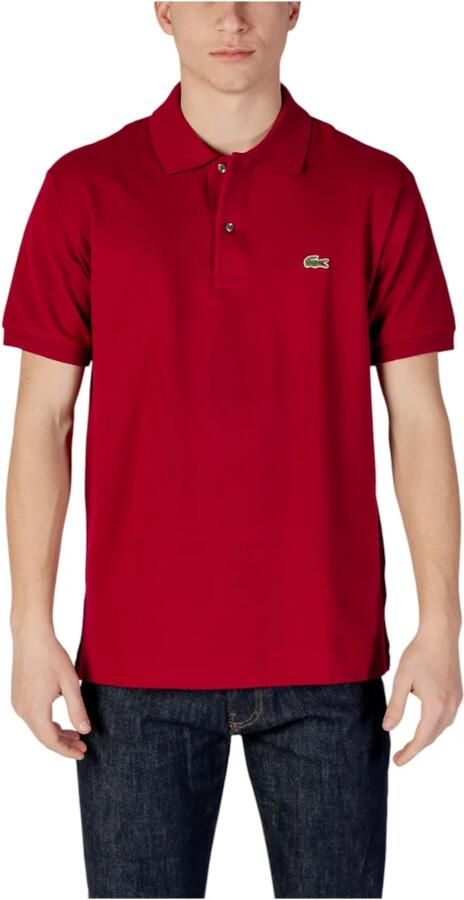 Lacoste Klassieke Katoenen Polo met Moeder van Parel Knopen Red Heren - Foto 14