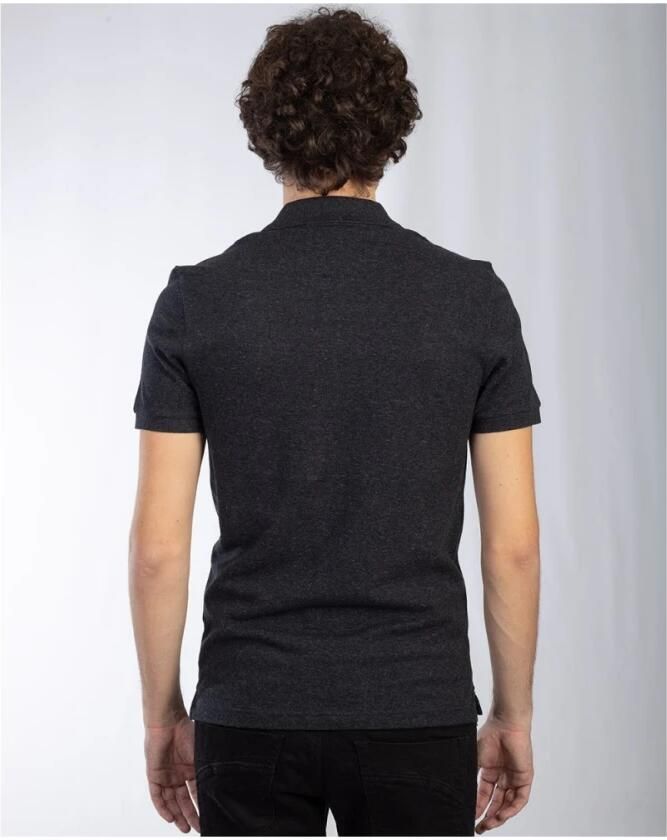 Lacoste Logo Patch Klassieke Kraag Knoopsluiting Korte Mouwen T-shirts en Polos Black Heren - Foto 18