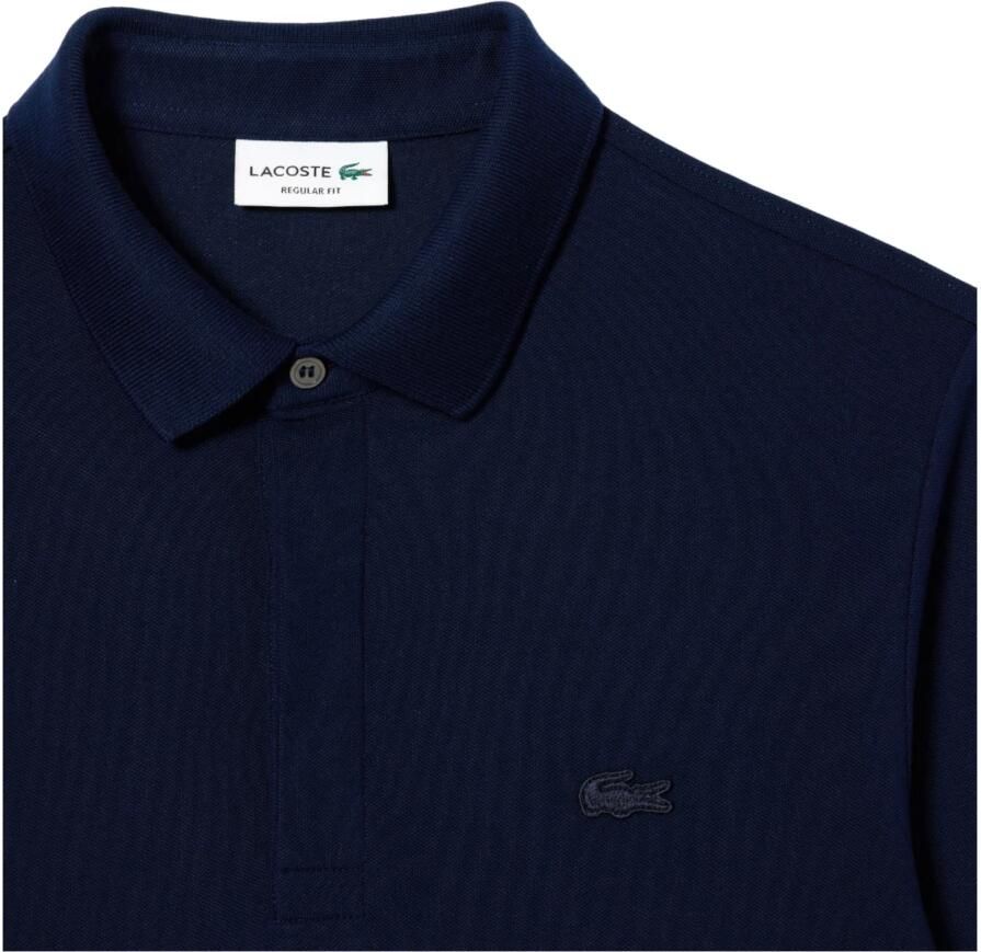 Lacoste Regular fit poloshirt in design met lange mouwen