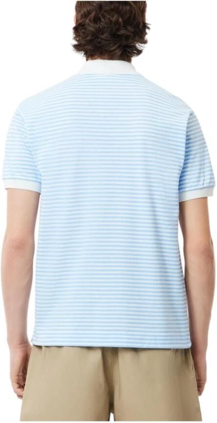 Lacoste Gestreept katoenen poloshirt voor heren Multicolor Heren