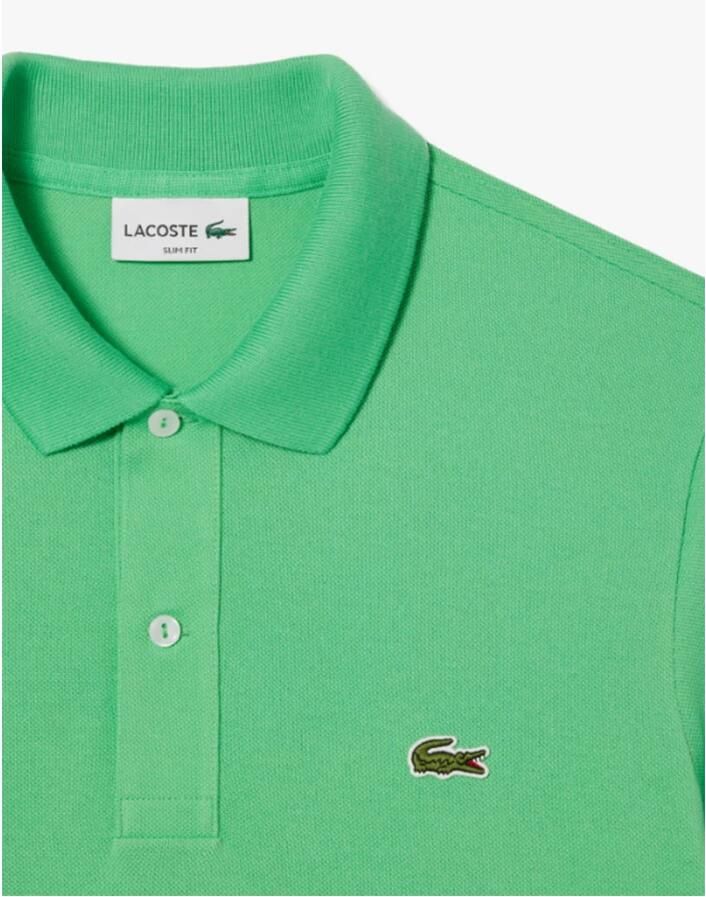 Lacoste T-shirt Poloshirt Pique Mid Groen