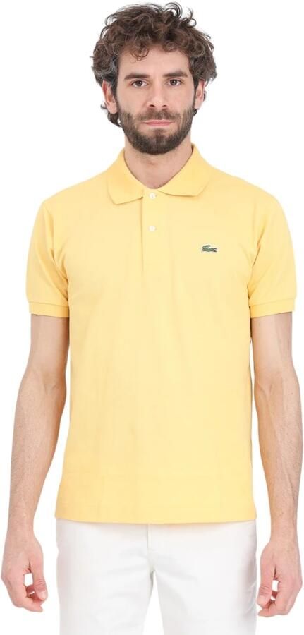 Lacoste Klassieke Fit Polo Shirt Geel Yellow Heren - Foto 4
