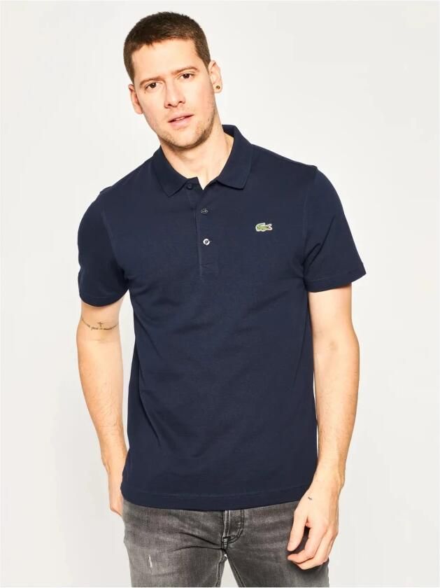 Lacoste Regular Fit Polo Shirt Blauw Blue Heren - Foto 3