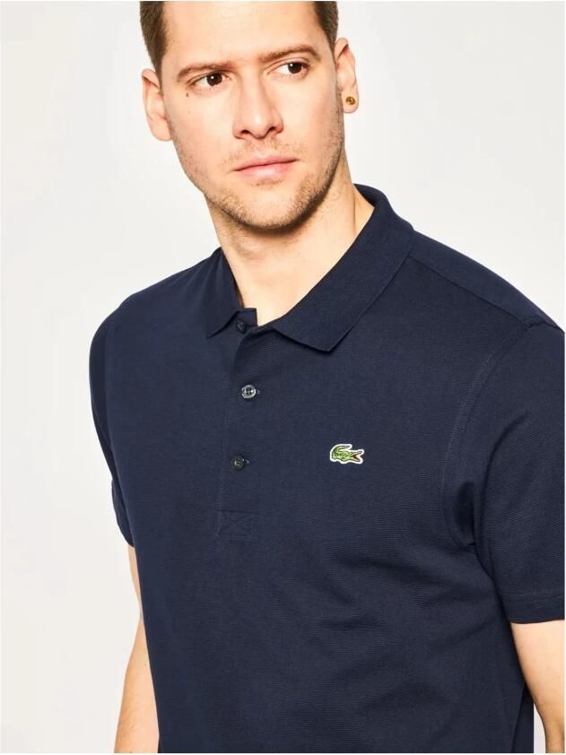 Lacoste Regular Fit Polo Shirt Blauw Blue Heren - Foto 2