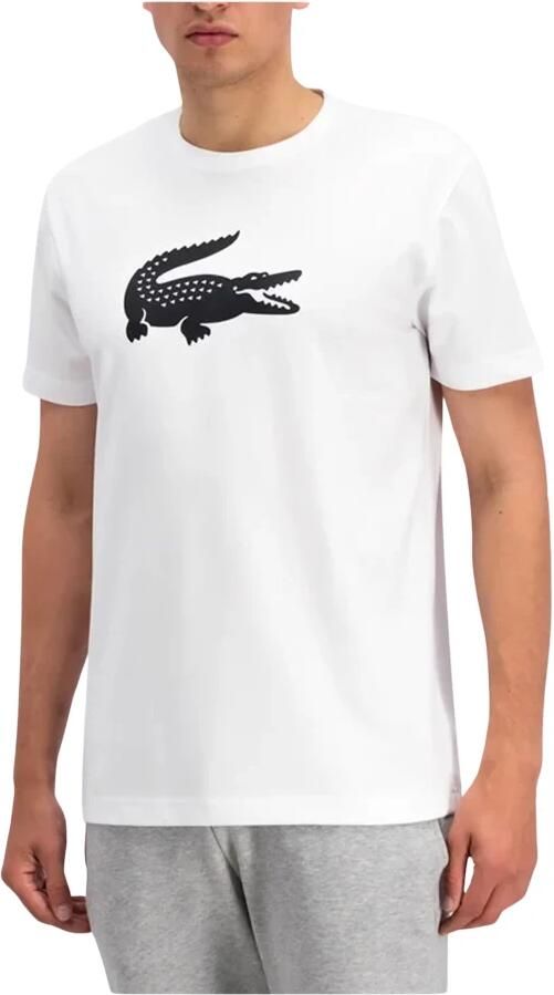 Lacoste Regular Fit T-shirt Wit White Heren