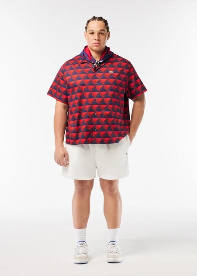 Lacoste Relaxed fit vrijetijdsoverhemd met grafisch motief model 'SUMMER' - Foto 3