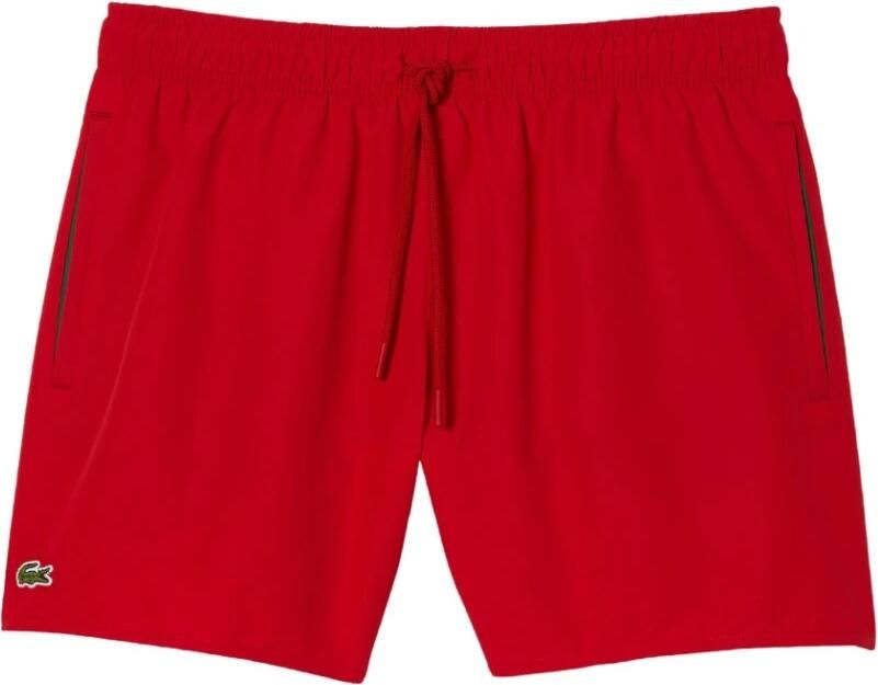 LACOSTE Heren Zwembroeken 1hm1 Men's Swimming Trunks 1121 Rood