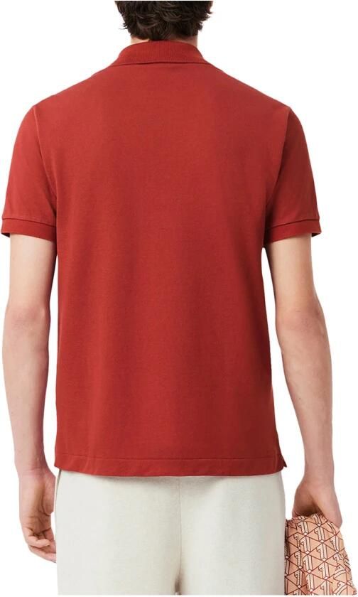 Lacoste Regular fit poloshirt met labelpatch model 'CORE PIQUE'