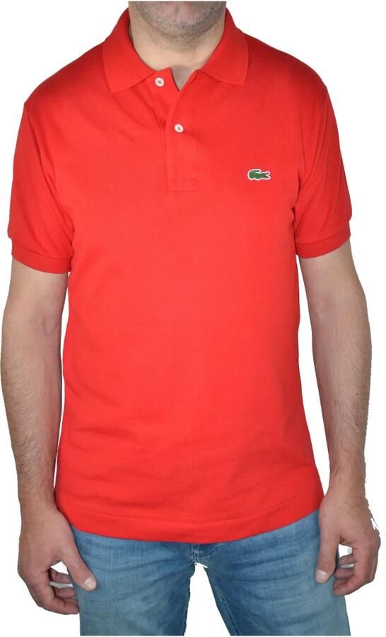 Lacoste Heren Polo Shirt van hoge kwaliteit katoen Red Heren - Foto 4