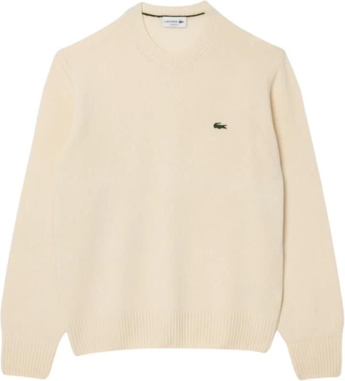 Lacoste Crème Crew Neck Sweater Essential Beige Heren - Foto 4