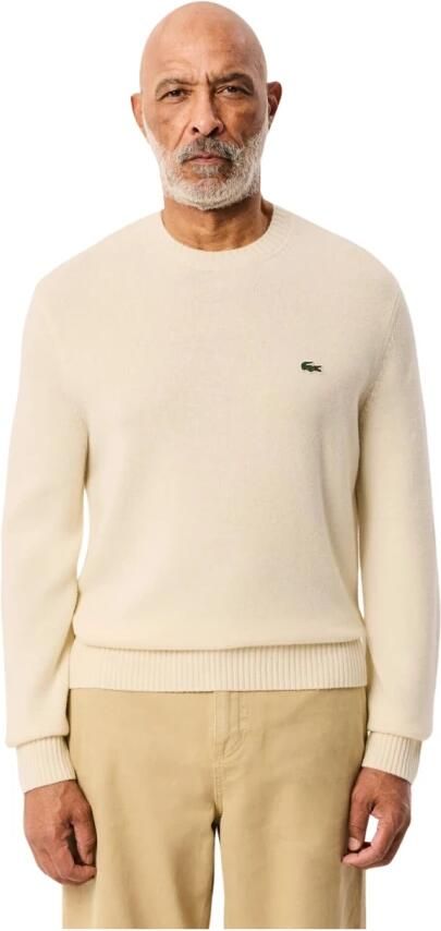 Lacoste Crème Crew Neck Sweater Essential Beige Heren - Foto 8