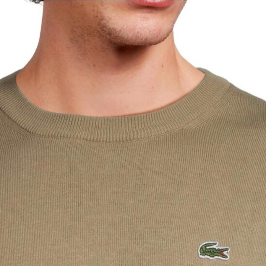 Lacoste Round-neck Knitwear Beige Heren