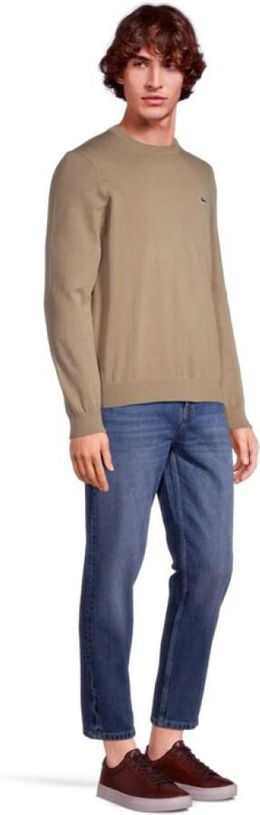 Lacoste Round-neck Knitwear Beige Heren - Foto 3