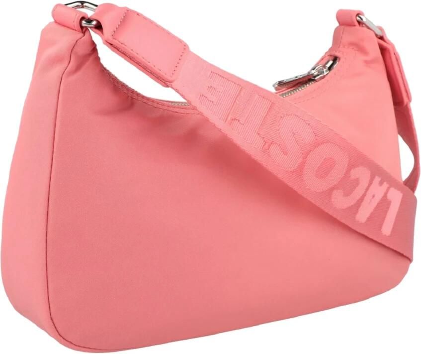 Lacoste Hobo bags Active Nylon Shoulder Bag in poeder roze - Foto 3