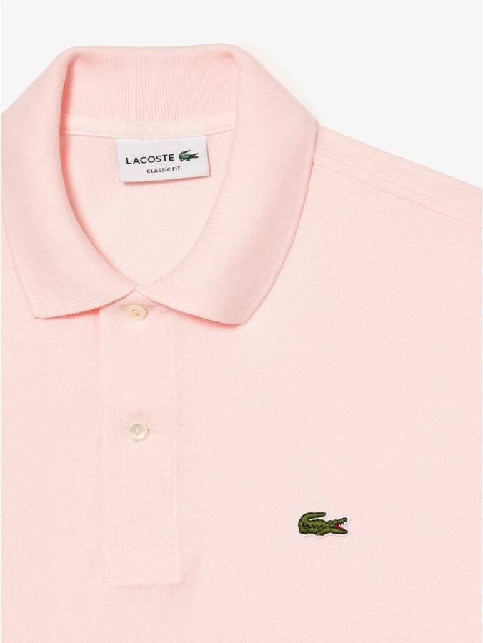 LACOSTE Heren Polo's & T-shirts Original L 12.12 Poloshirt Slim Fit Lichtroze - Foto 9