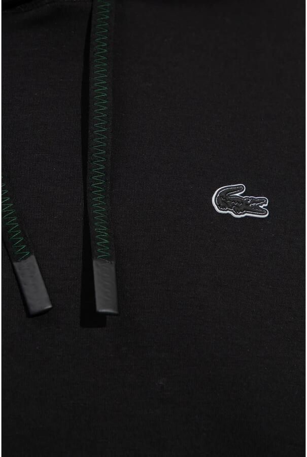 Lacoste Dames Hoodie met Verstelbare Capuchon en Duimgaten Zwart Dames - Foto 3