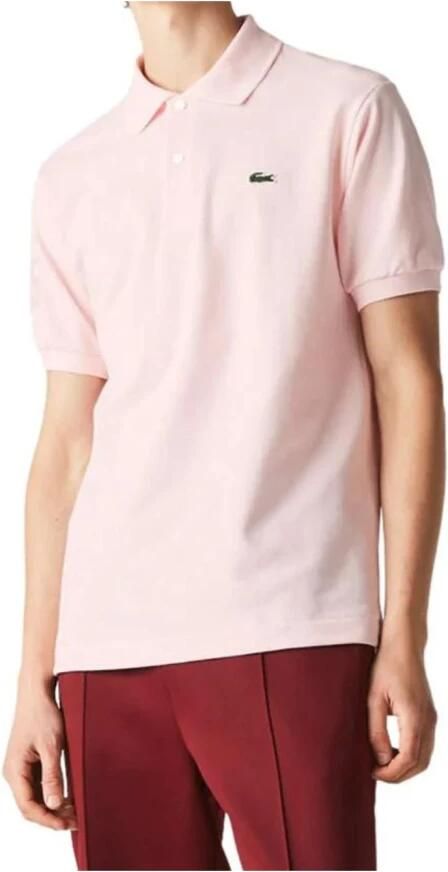 LACOSTE Heren Polo's & T-shirts Original L 12.12 Poloshirt Slim Fit Lichtroze - Foto 4
