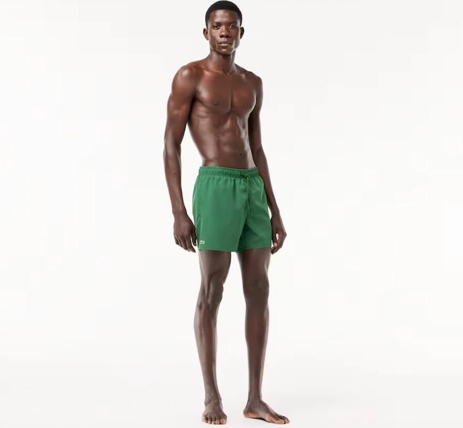 LACOSTE Heren Zwembroeken 1hm1 Men's Swimming Trunks 1121 Groen - Foto 2