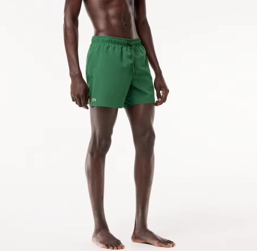 LACOSTE Heren Zwembroeken 1hm1 Men's Swimming Trunks 1121 Groen