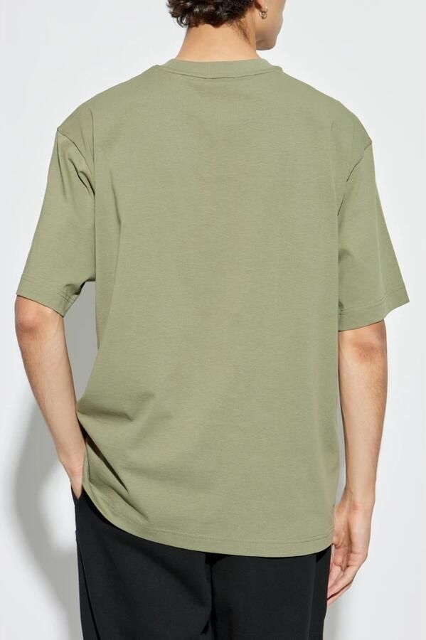 Lacoste Minimalistisch Krokodil Logo T-shirt Green Heren - Foto 5