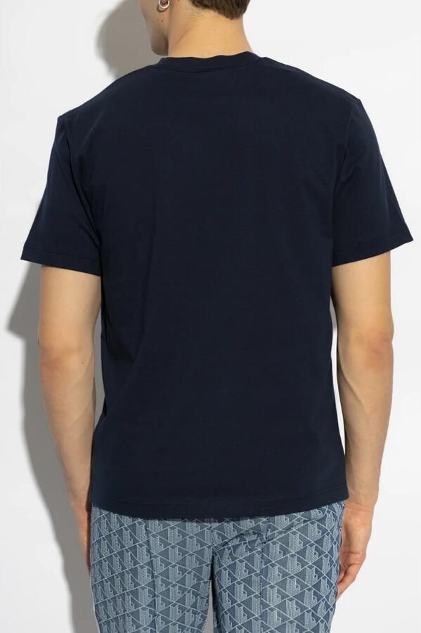 LACOSTE Heren Polo's & T-shirts 1ht1 Men's Tee-shirt 12 Donkerblauw - Foto 4
